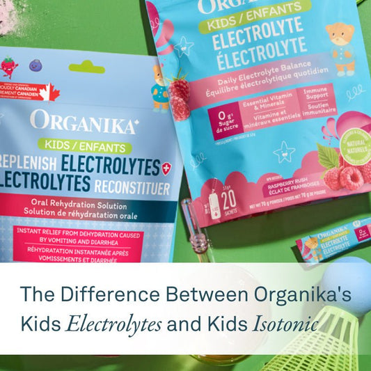 The Difference Between Organika's Kids Electrolytes and Kids Replenish Electrolyte - Organika Health Products