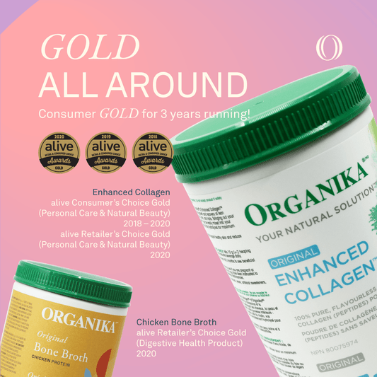 We're alive Awards Gold Winners! - Organika Health Products