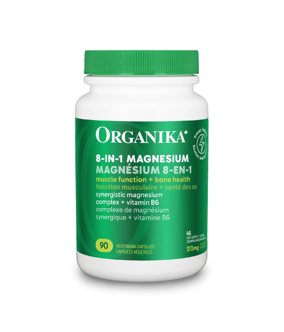 8 - in - 1 Magnesium - 90 Vcaps - Organika Health Products