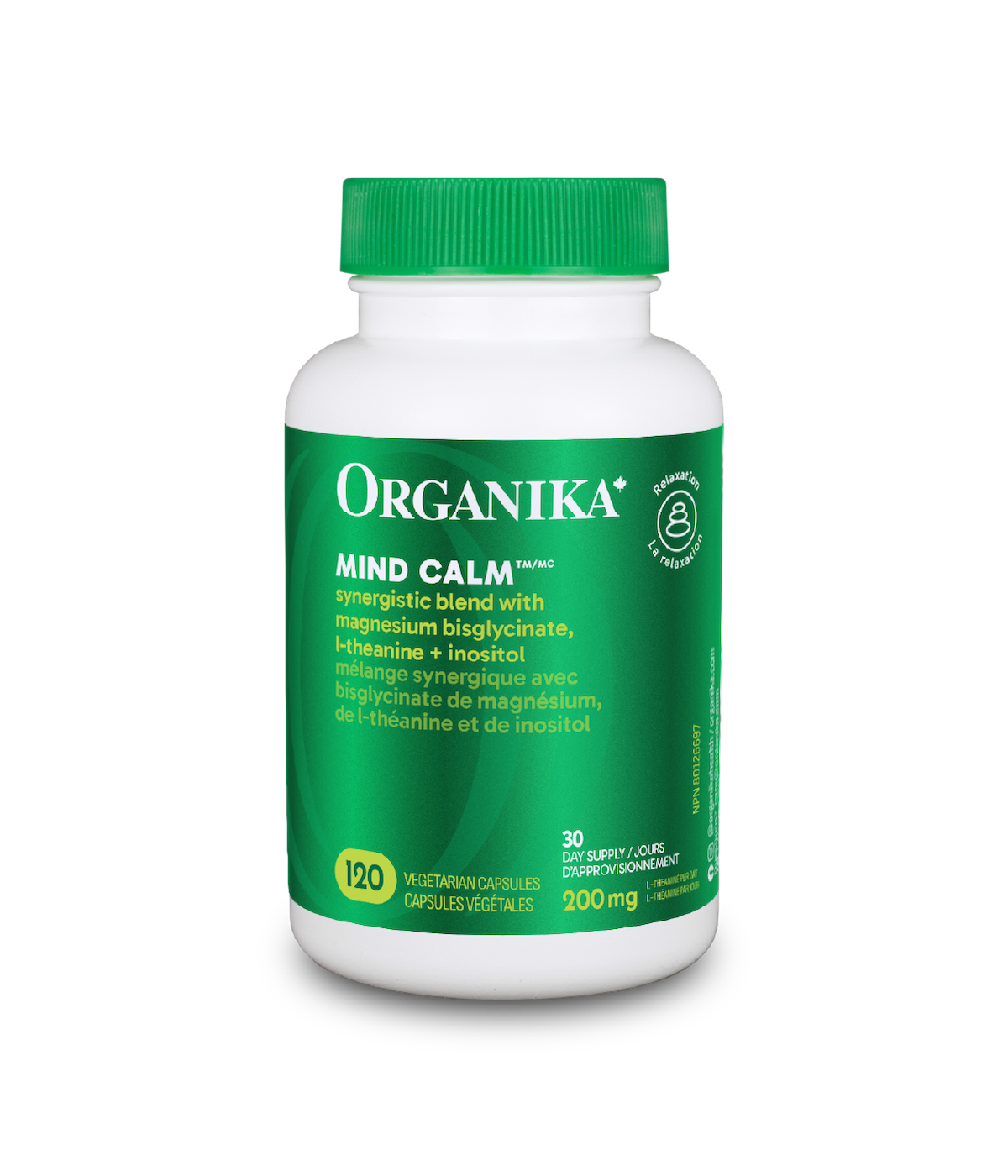 Mind Calm Capsules with Magnesium Bisglycinate & L-Theanine