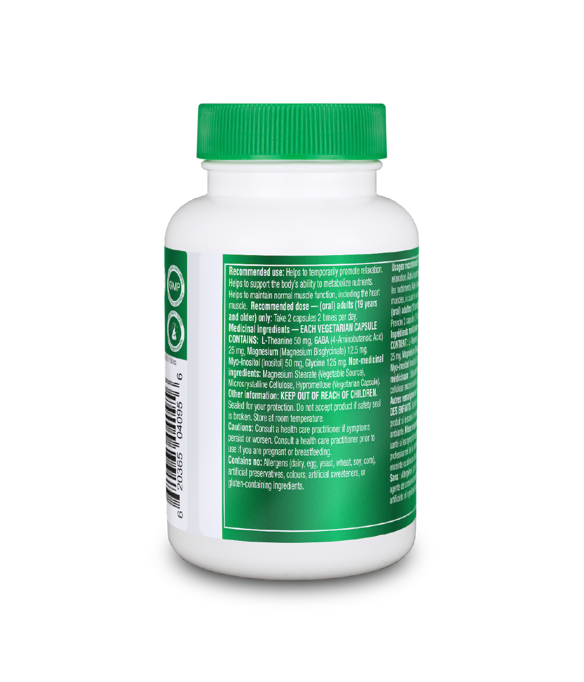 Mind Calm Capsules with Magnesium Bisglycinate & L-Theanine