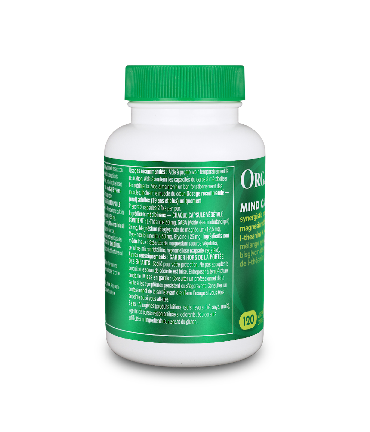 Mind Calm Capsules with Magnesium Bisglycinate & L-Theanine