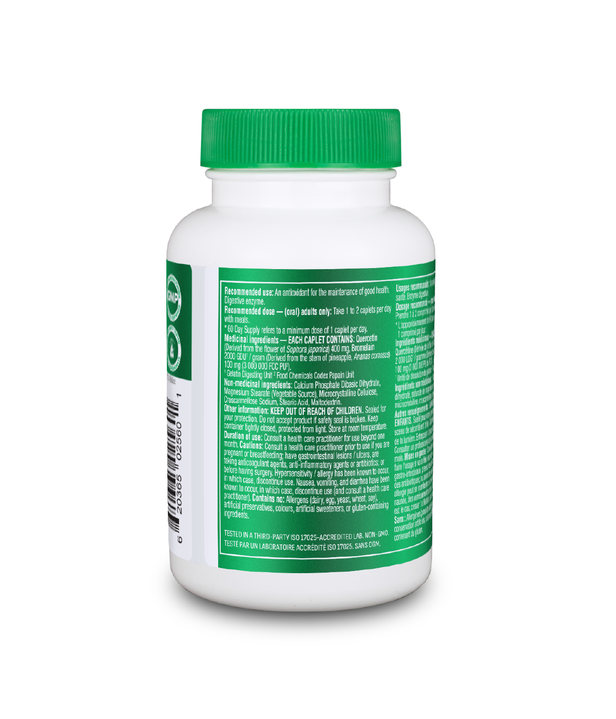 Quercetin with Bromelain