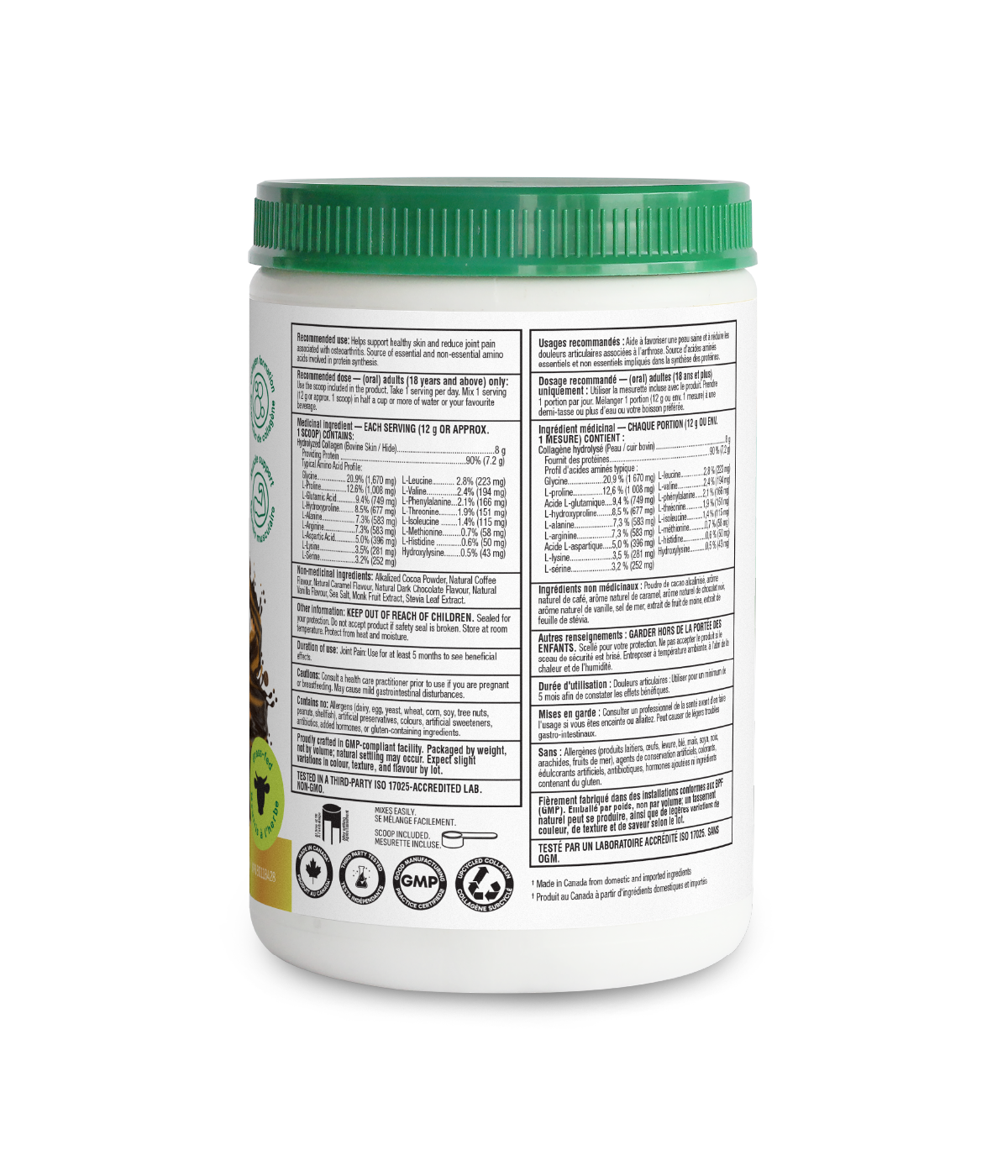 Dark Chocolate Caramel Macchiato Enhanced Collagen Protein