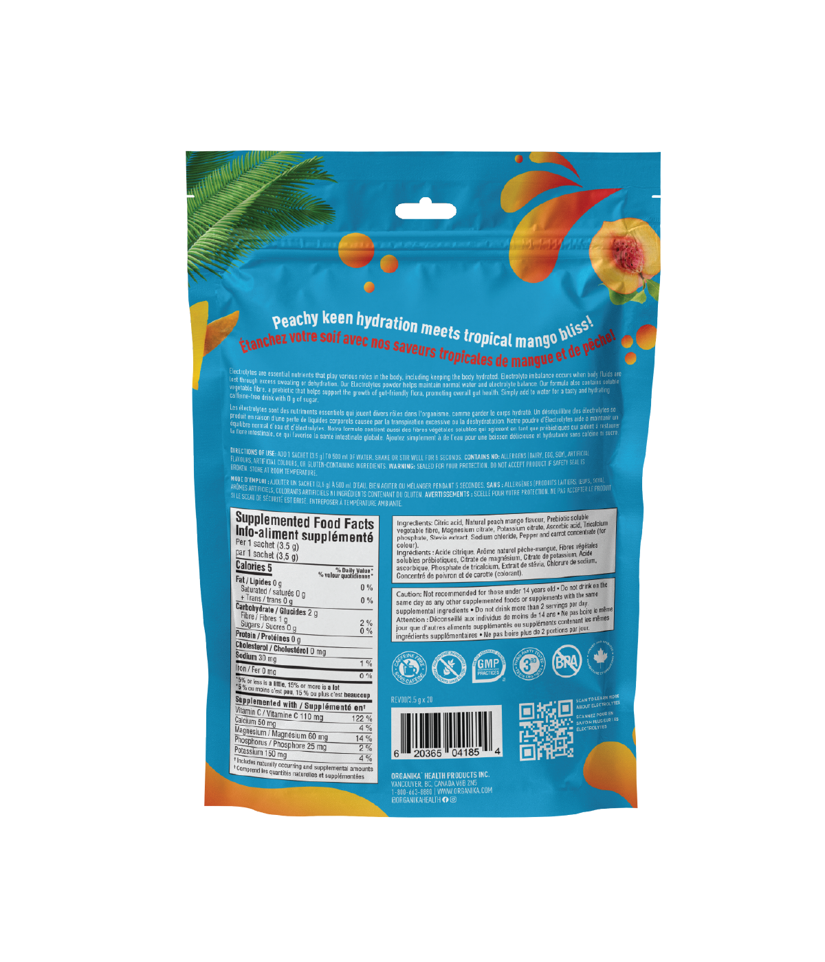 Electrolytes Sachets - Peach Paradise