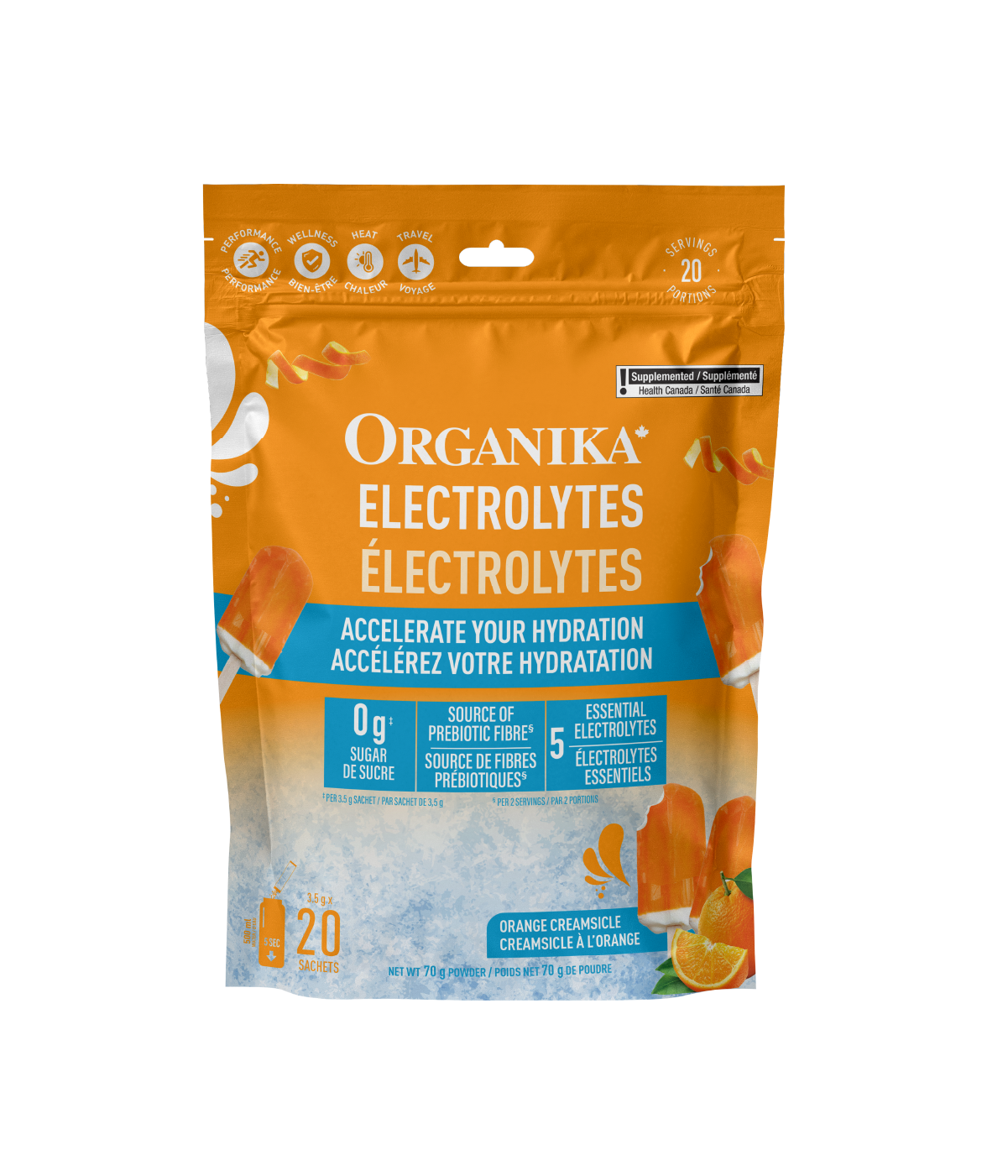Electrolytes Sachets - Orange Creamsicle