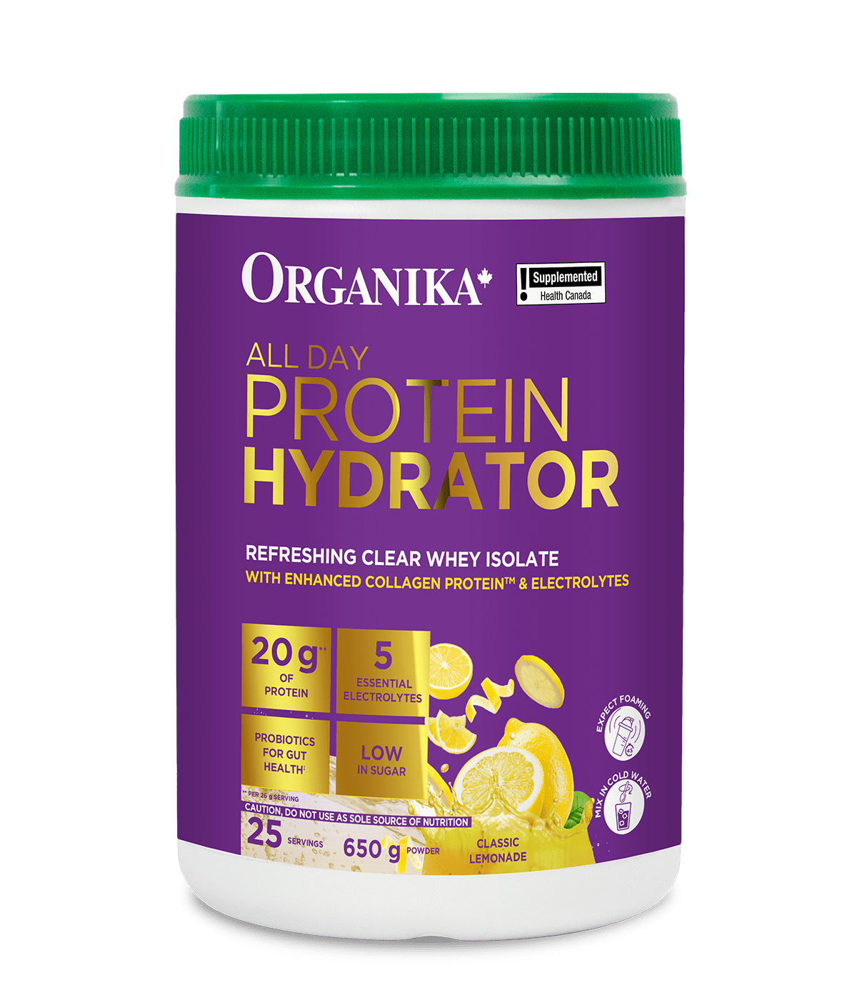 All Day Protein Hydrator - 650 g - Organika Health Products