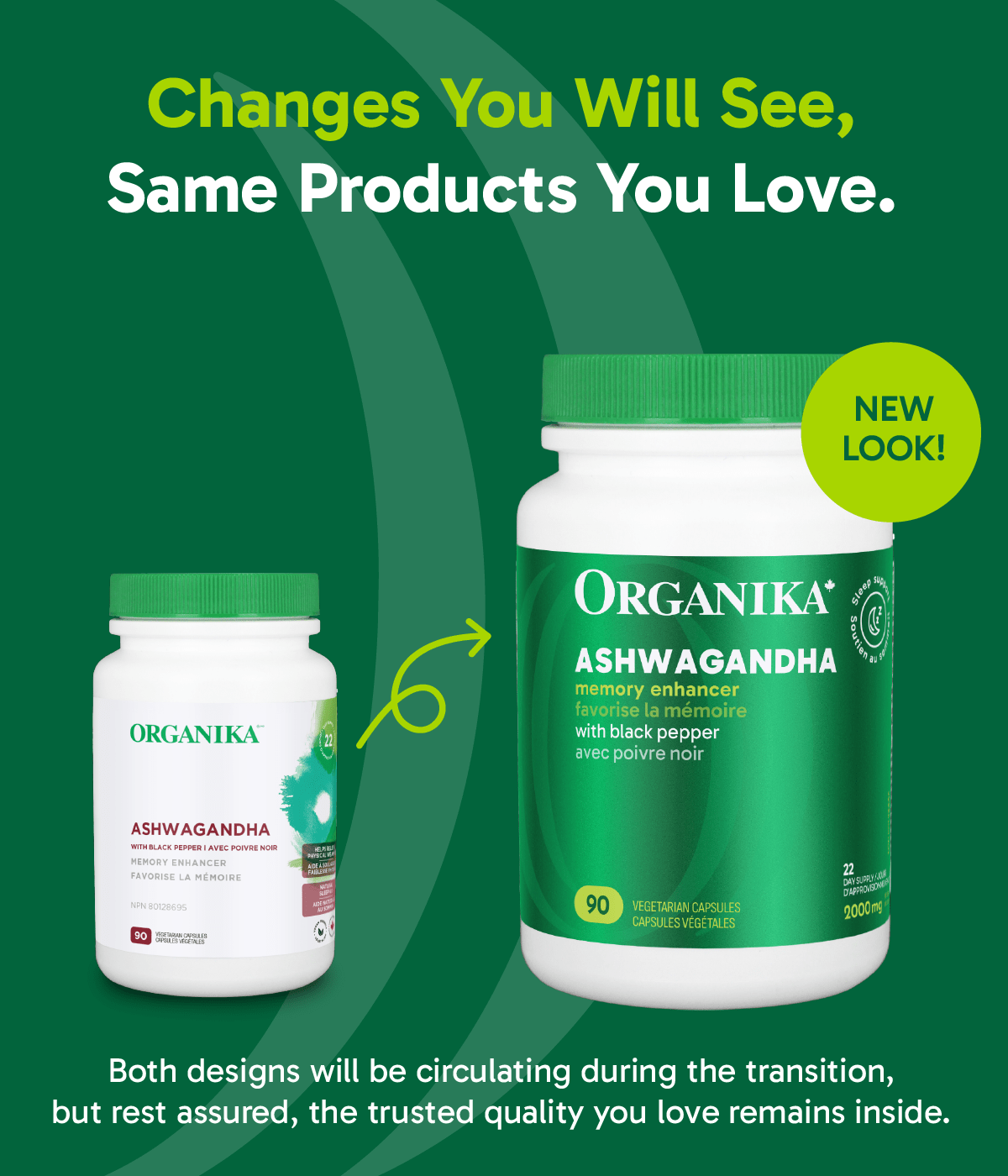 Ashwagandha with Black Pepper - 90 vcaps - Organika Health Products