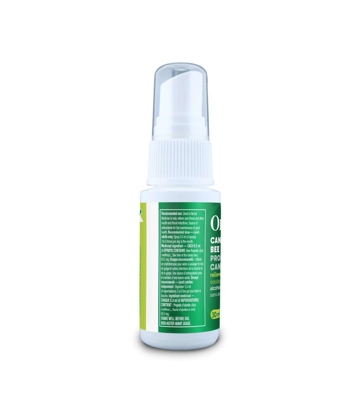 Bee Propolis Throat Spray - 30ml - Organika Health Products