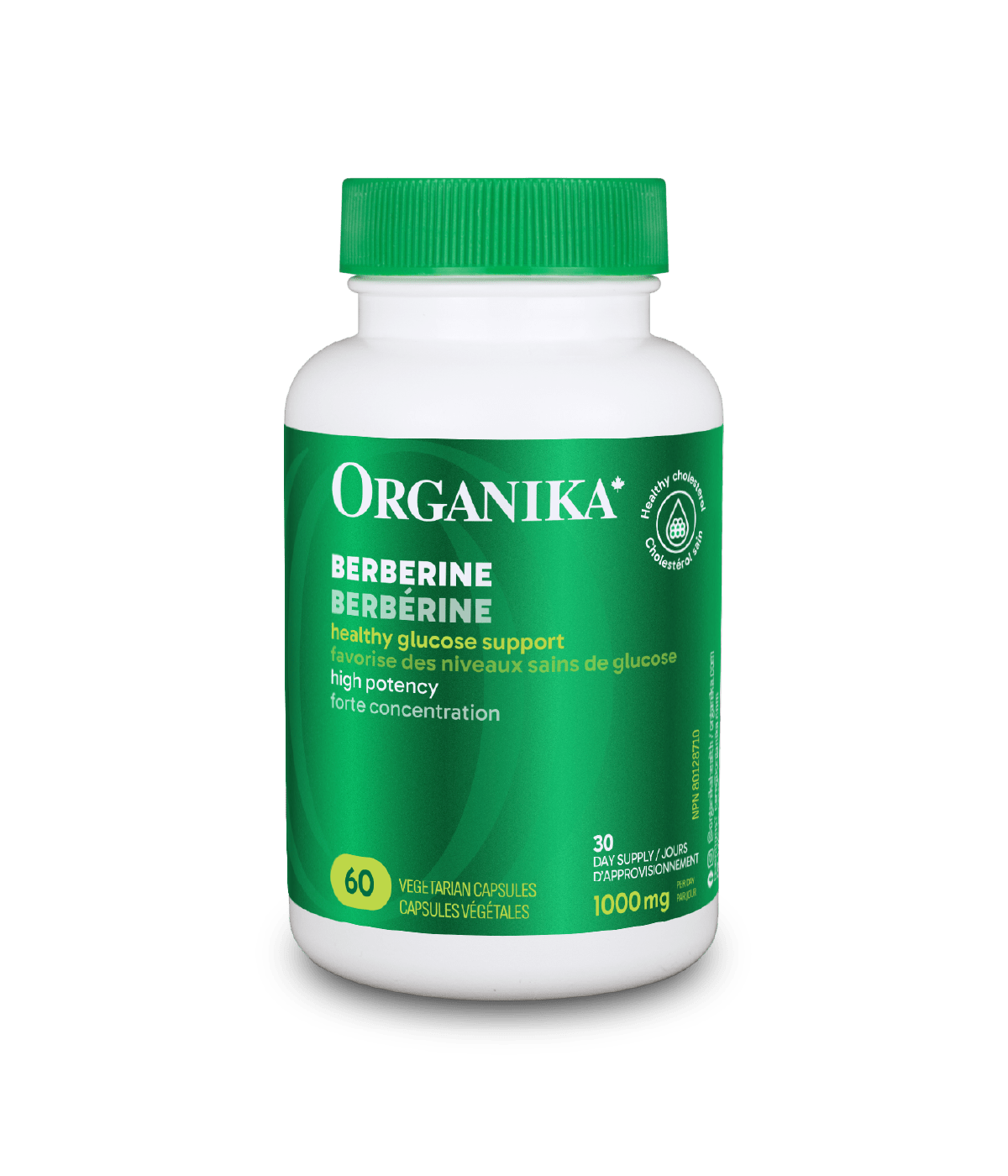 Berberine - 60 Vcaps - Organika Health Products