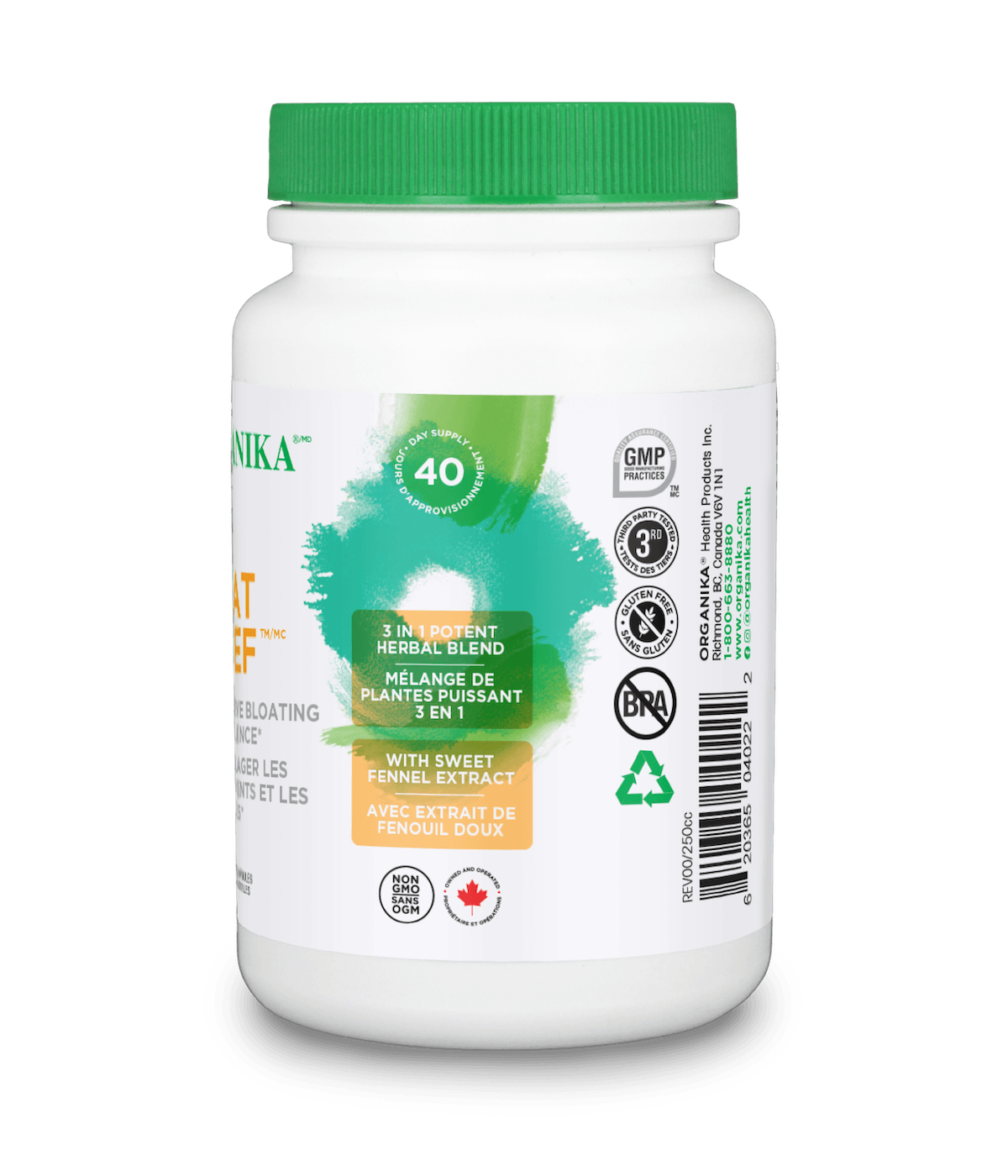 Bloat Relief™ - 120 Vcaps - Organika Health Products