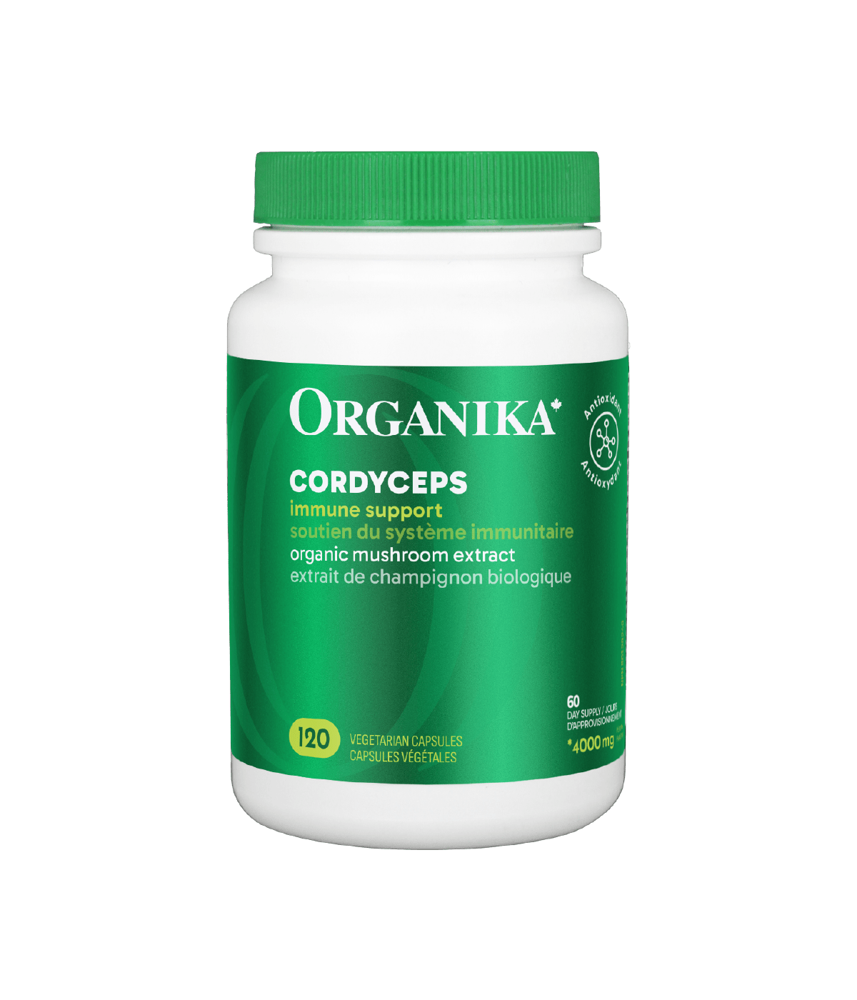 Cordyceps Organic Mushroom Extract - 500 mg/120 vcap - Organika Health Products
