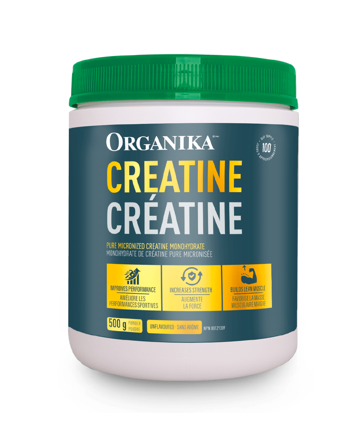 Creatine - Unflavoured - Organika Health Products