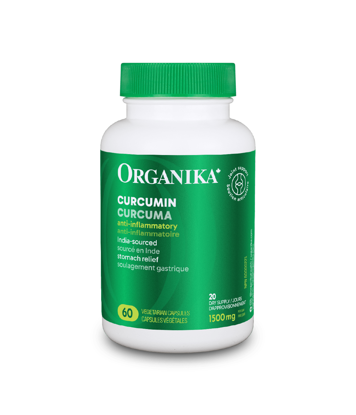 Curcumin - 60 Vcaps - Organika Health Products