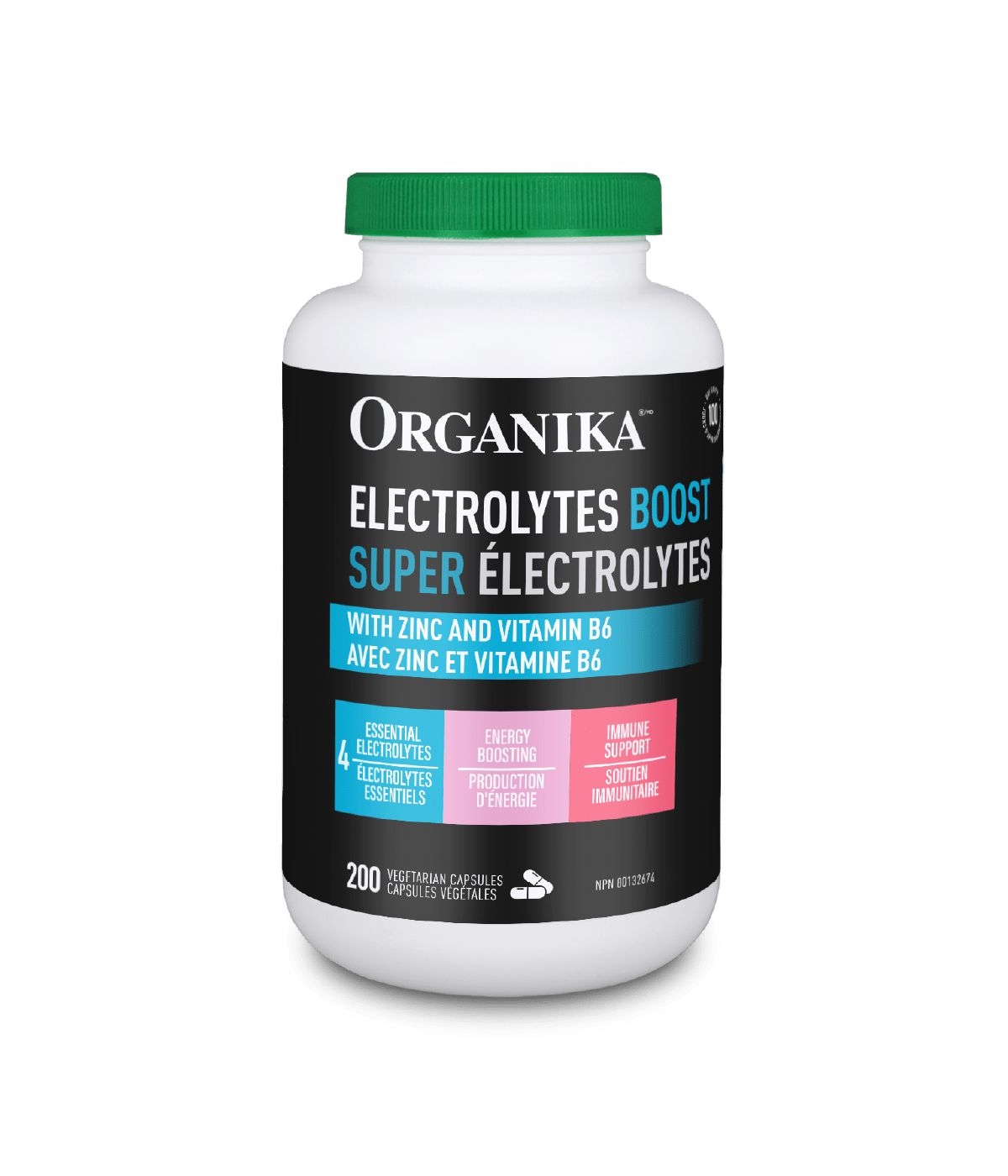 Electrolytes Boost - 200 Vcaps - Organika Health Products