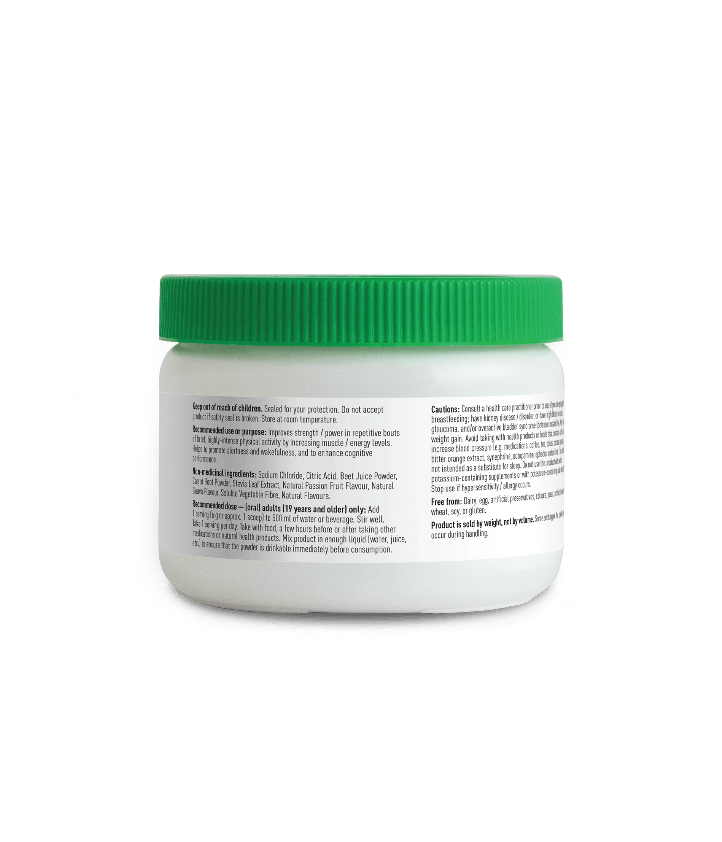 Electrolytes Energy - 180 g/30 servings - Organika Health Products