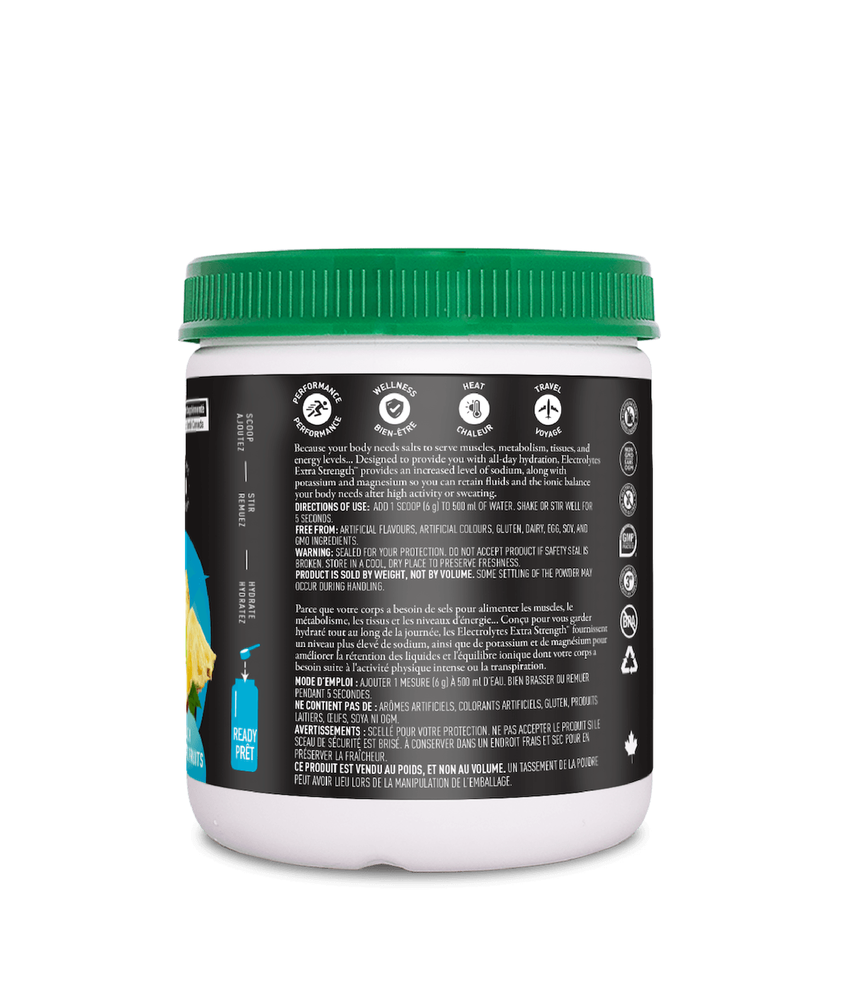 Electrolytes Extra Strength - Fruit Punch - Organika Health Products