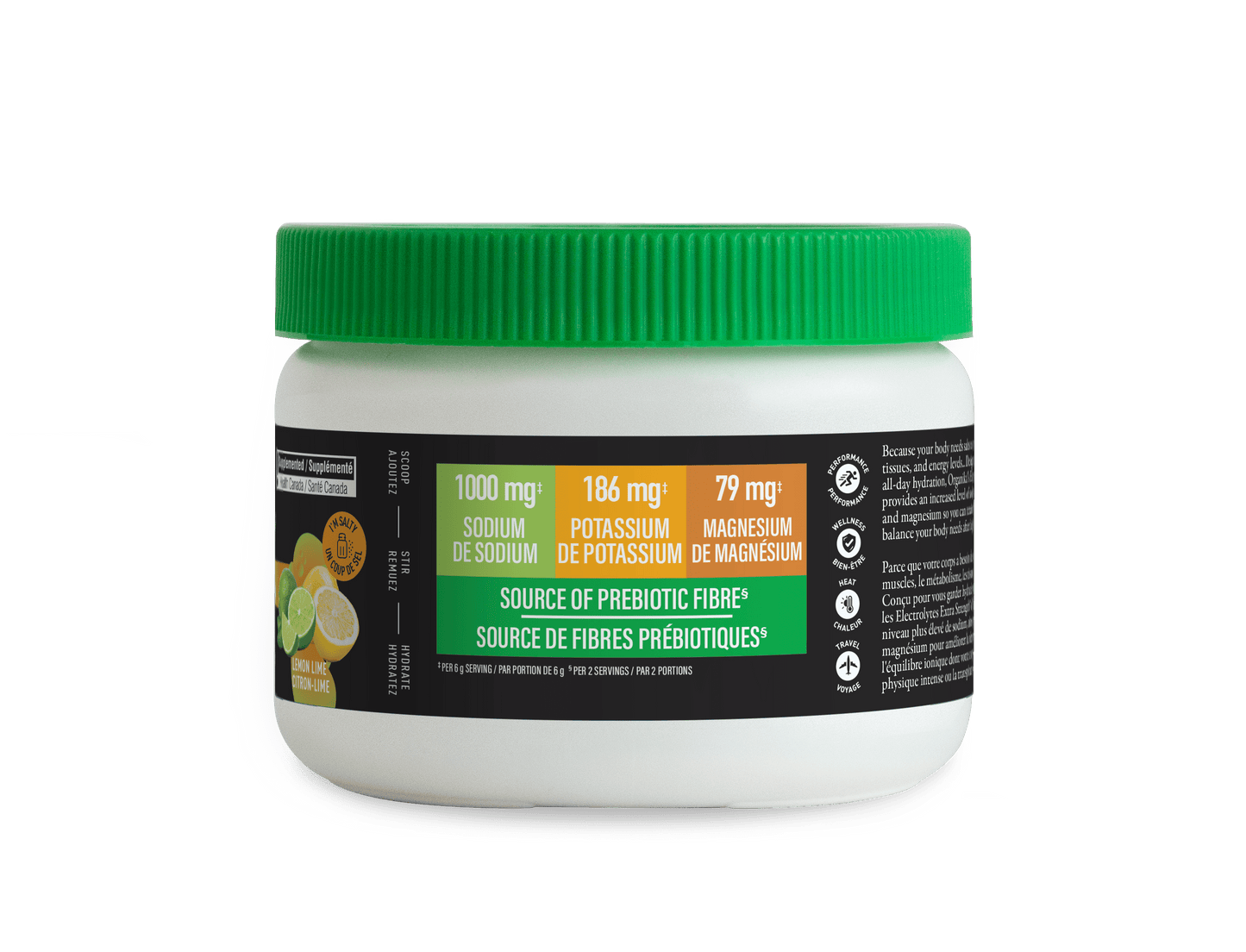 Electrolytes Extra Strength - Fruit Punch - Organika Health Products