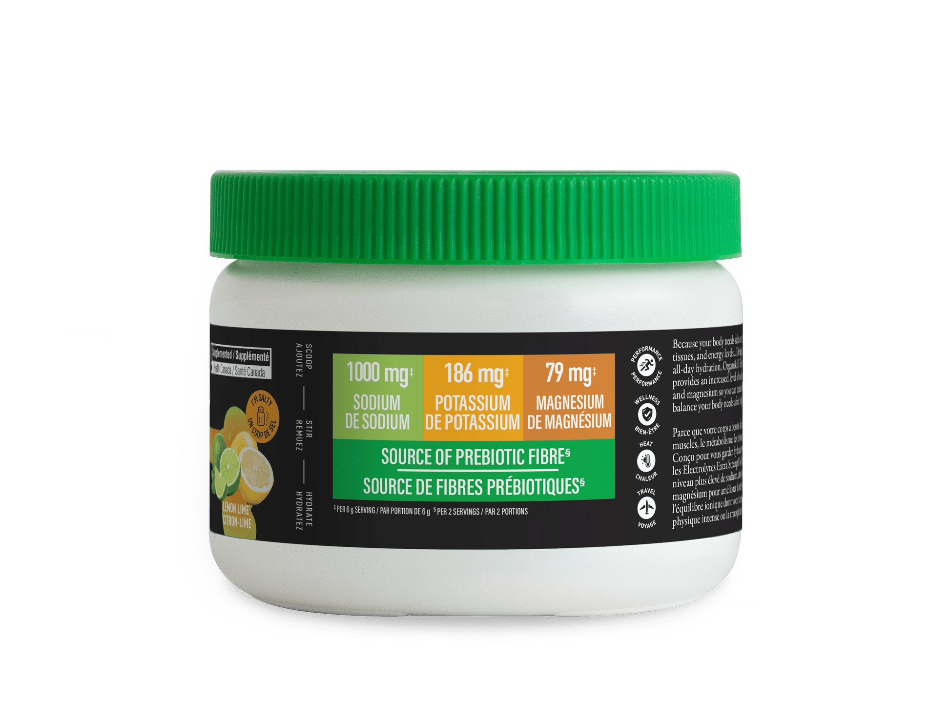 Electrolytes Extra Strength - Fruit Punch - Organika Health Products