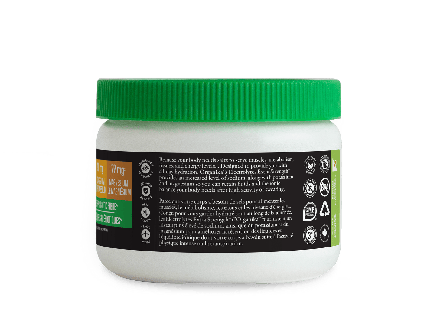 Electrolytes Extra Strength - Fruit Punch - Organika Health Products