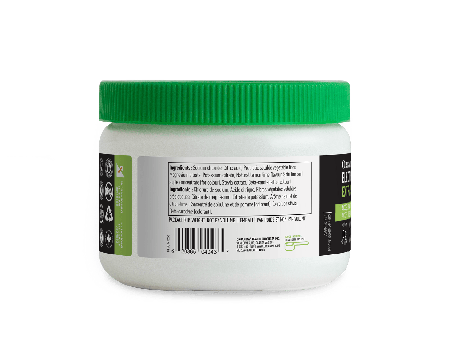 Electrolytes Extra Strength - Fruit Punch - Organika Health Products