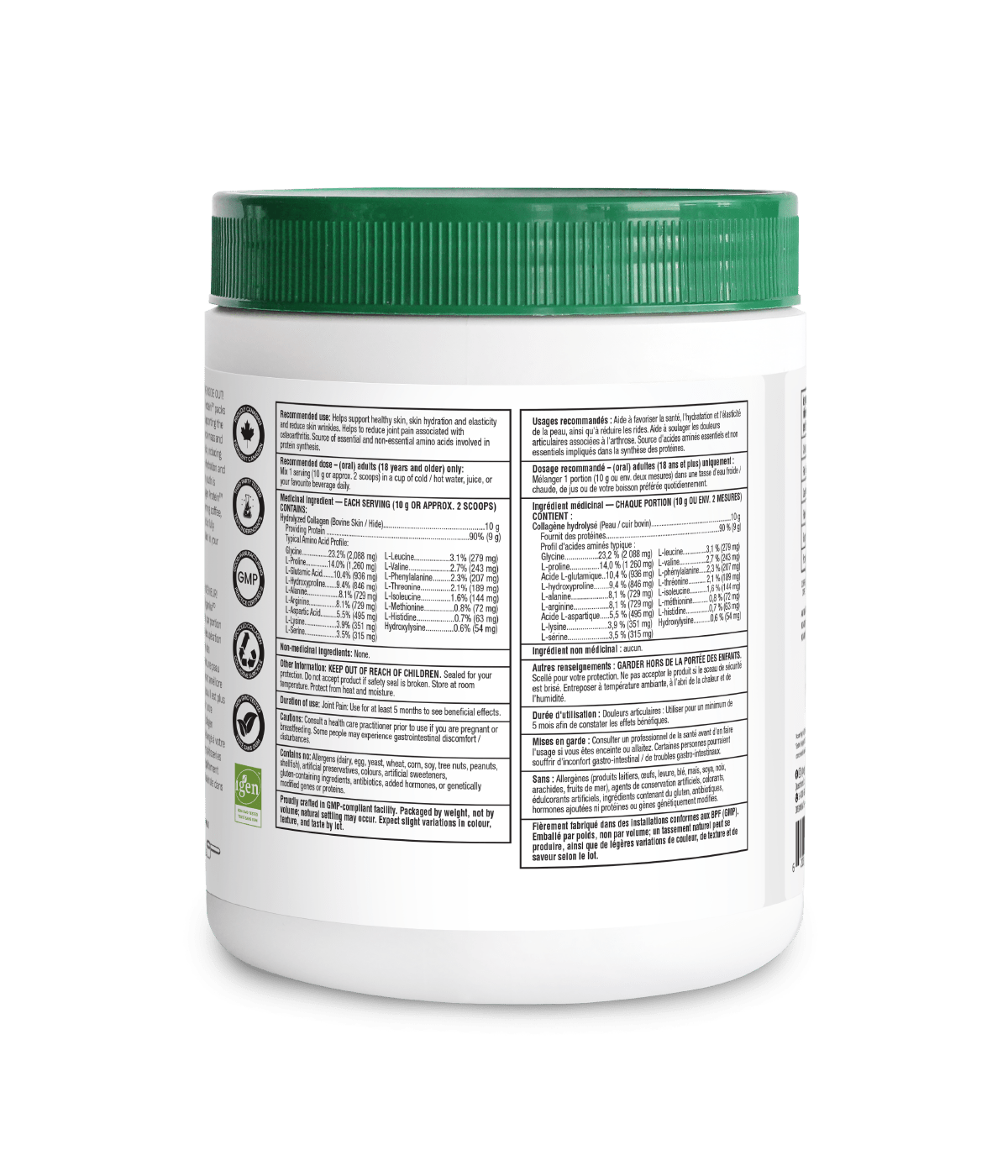 Enhanced Collagen Original - 500 g - Organika Health Products