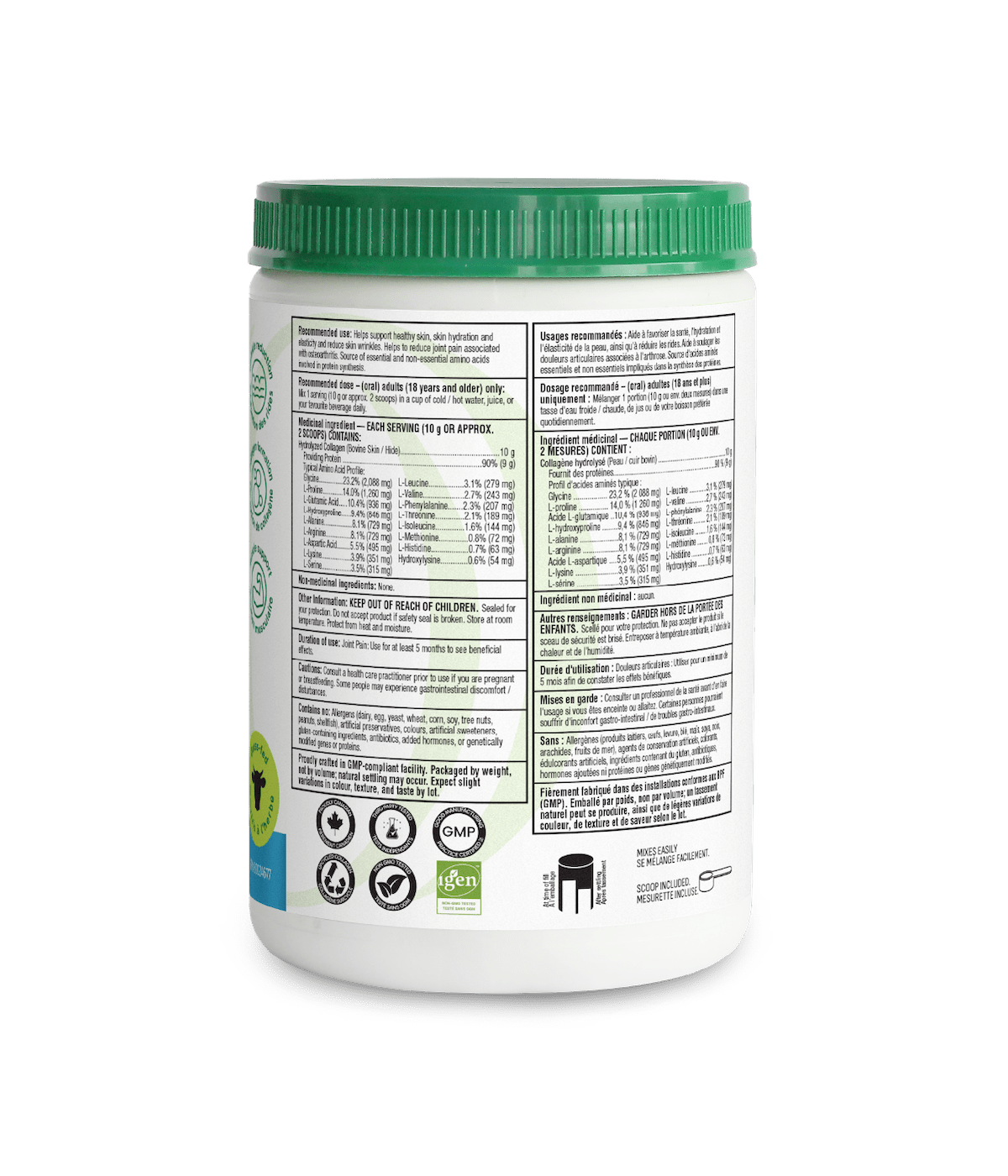 Enhanced Collagen Original - 500 g - Organika Health Products