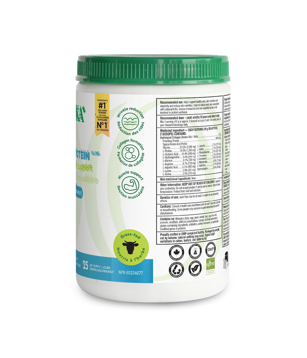 Enhanced Collagen Original - 500 g - Organika Health Products