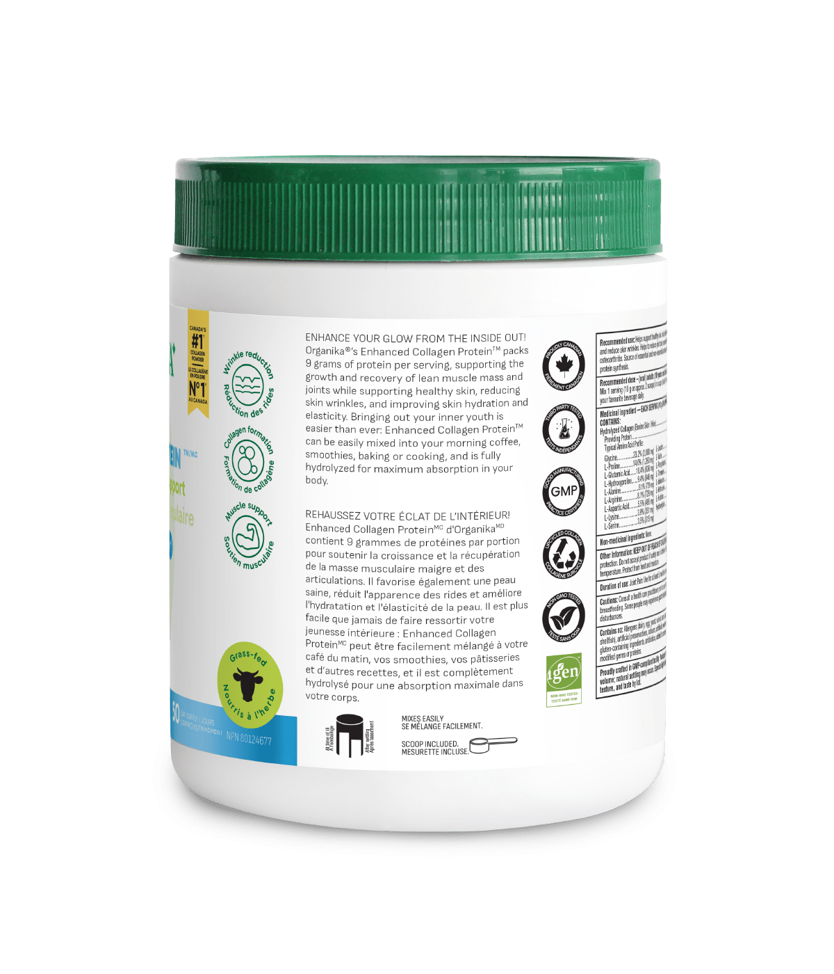 Enhanced Collagen Original - 500 g - Organika Health Products