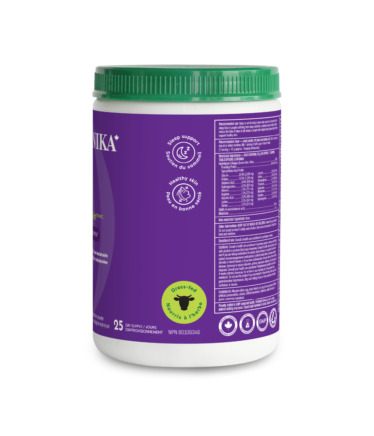 Enhanced Collagen Sleep - 250g - Organika Health Products