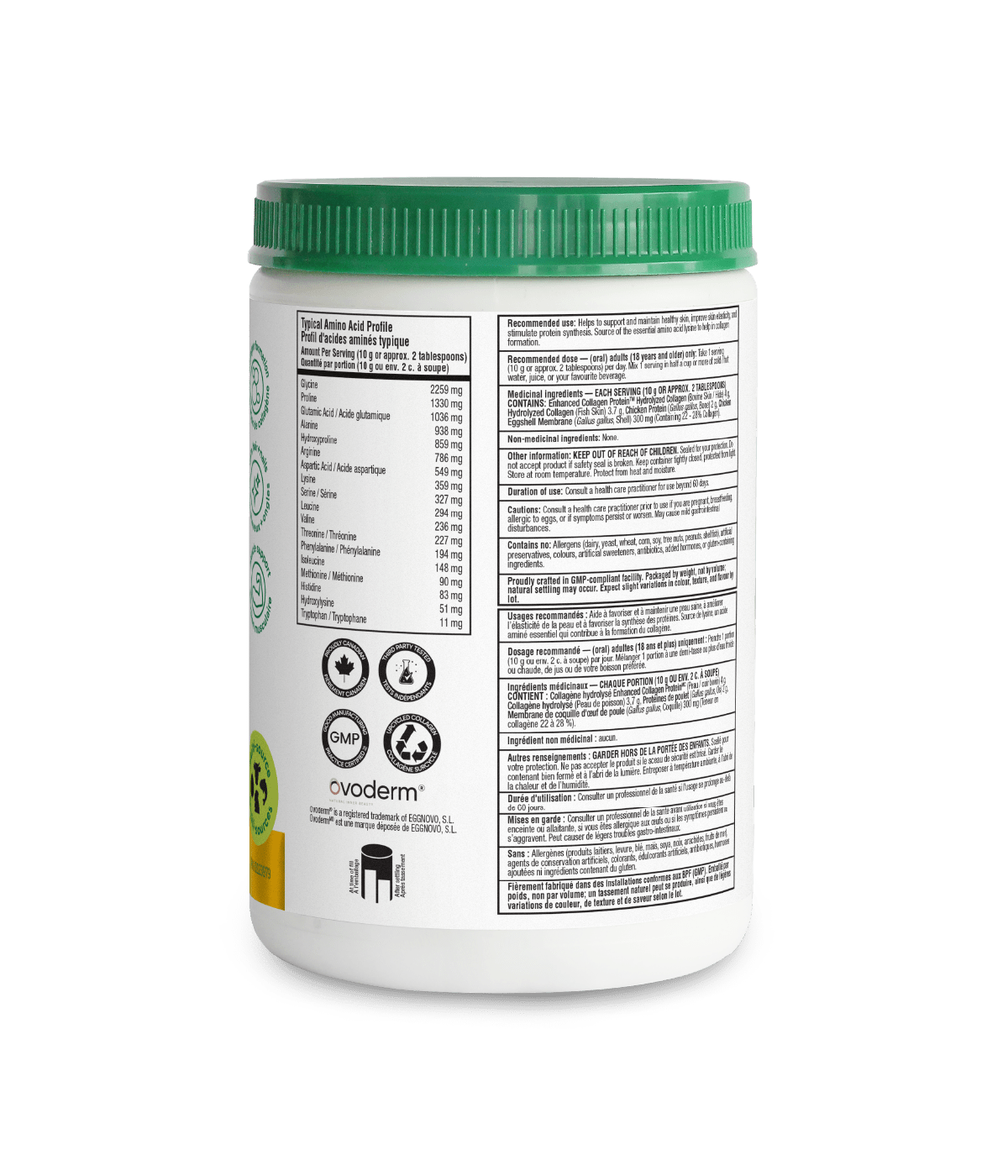 Full Spectrum Collagen 1, 2, 3, 5, 10 - Light Chicken Broth - Organika Health Products