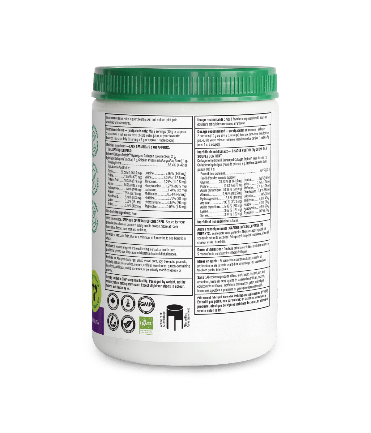 Full Spectrum Collagen - 250 g - Organika Health Products