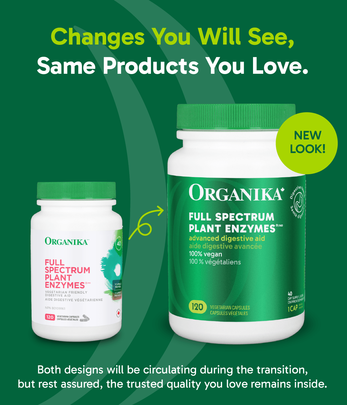 Full Spectrum Plant Enzymes - 120 vcaps - Organika Health Products