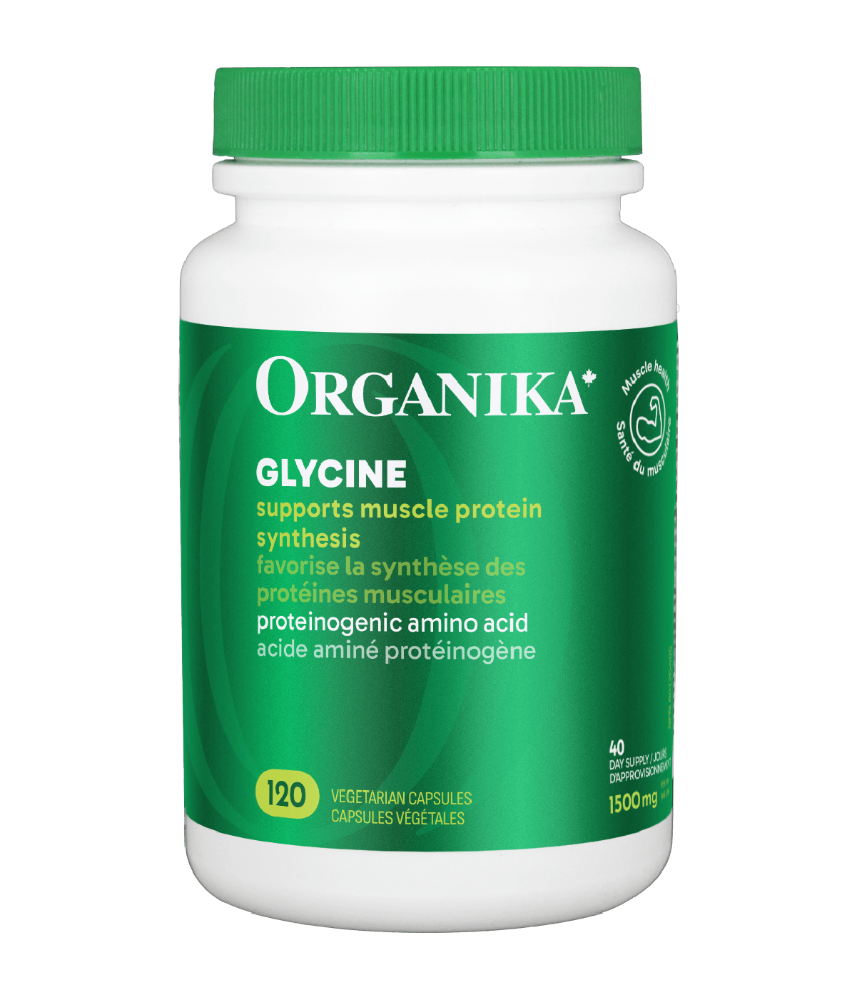 Glycine - 120 capsules - Organika Health Products