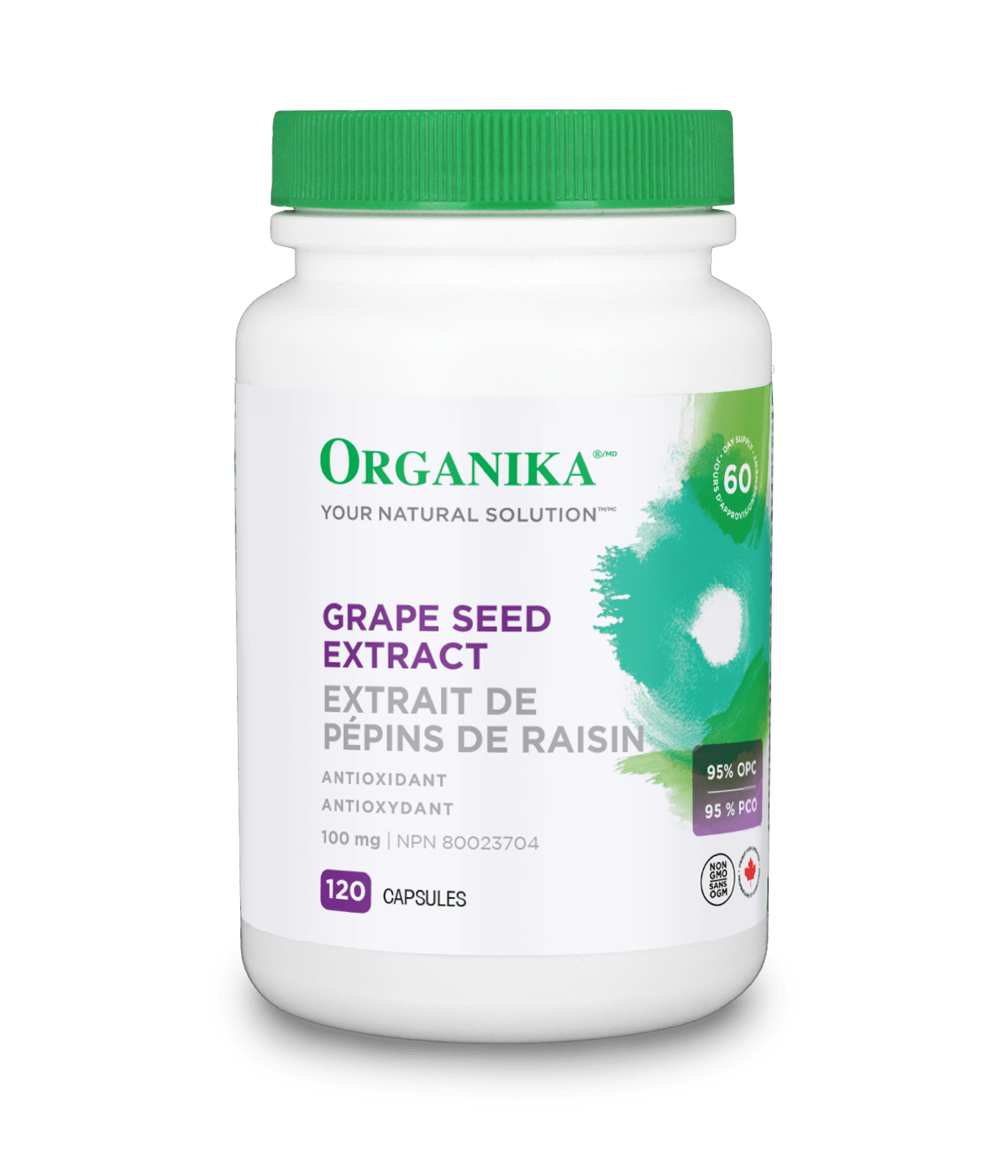 Grape Seed Extract - 120 capsules - Organika Health Products