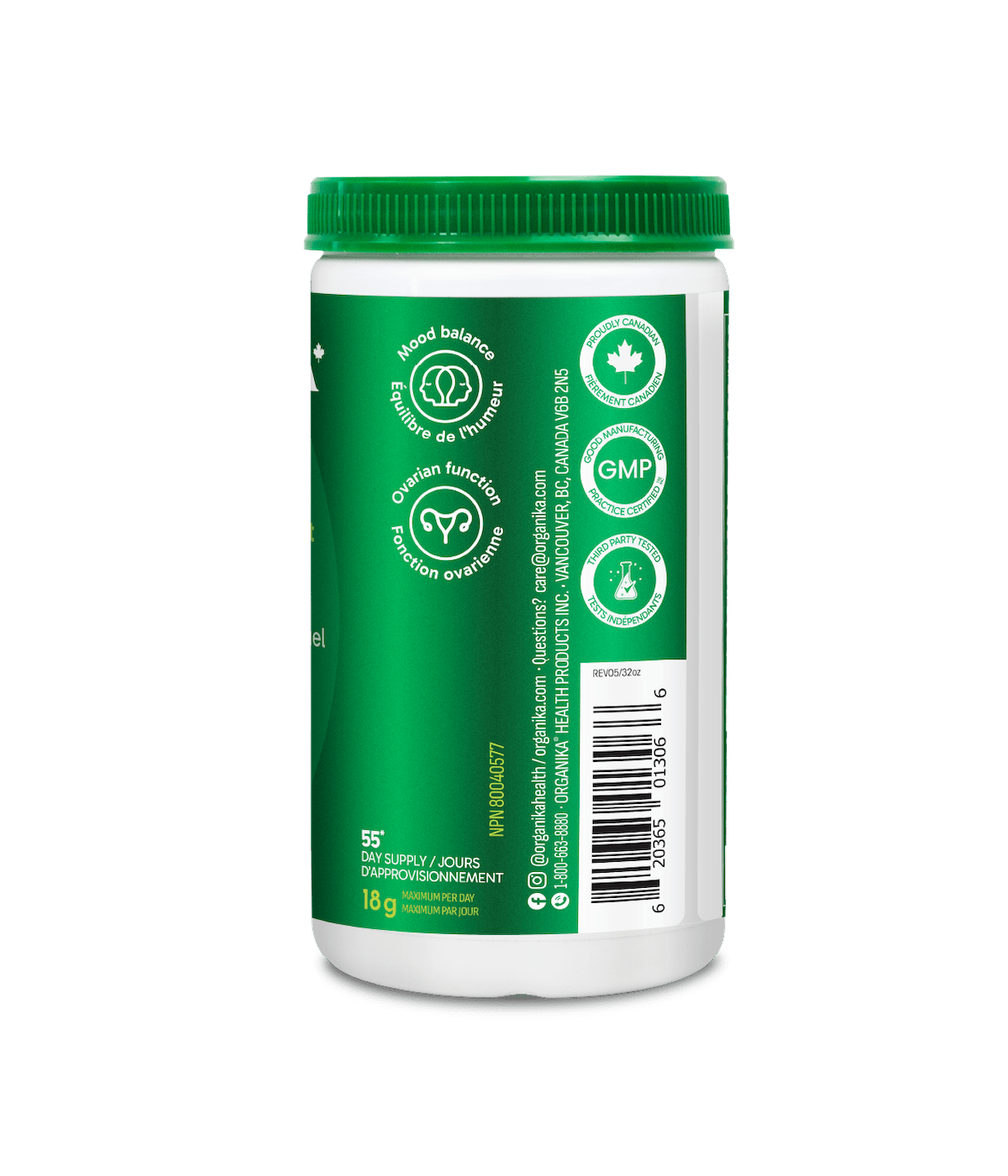 Inositol (Myo - Inositol) - 90 Vcaps - Organika Health Products