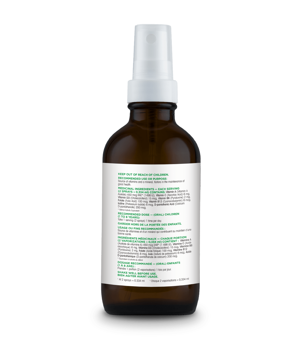 Lil Kids Multi Vitamin Spray - 30 ml - Organika Health Products