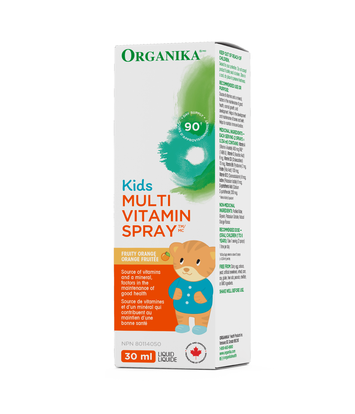 Lil Kids Multi Vitamin Spray - 30 ml - Organika Health Products