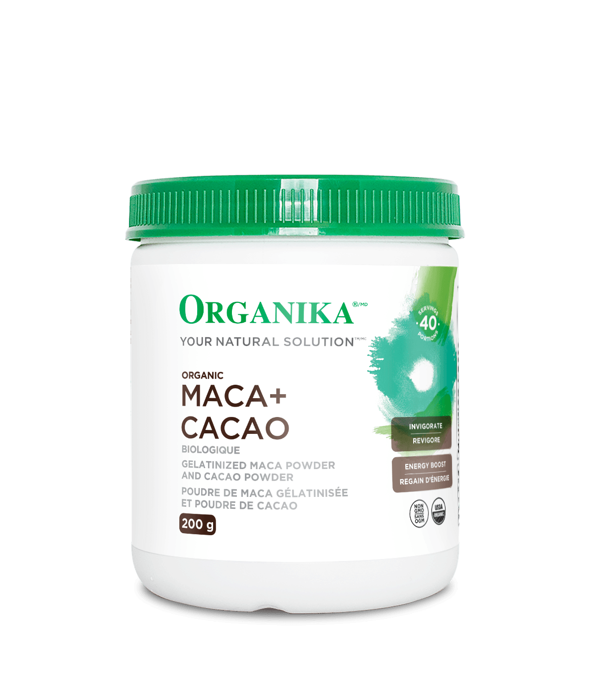 Maca + Cacao Powder - 200 g - Organika Health Products