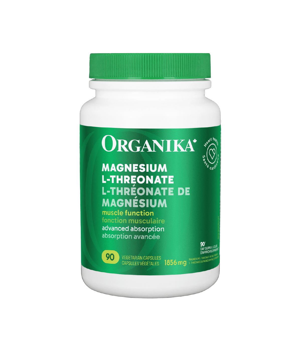 Magnesium L - Threonate - 90 Vcaps - Organika Health Products