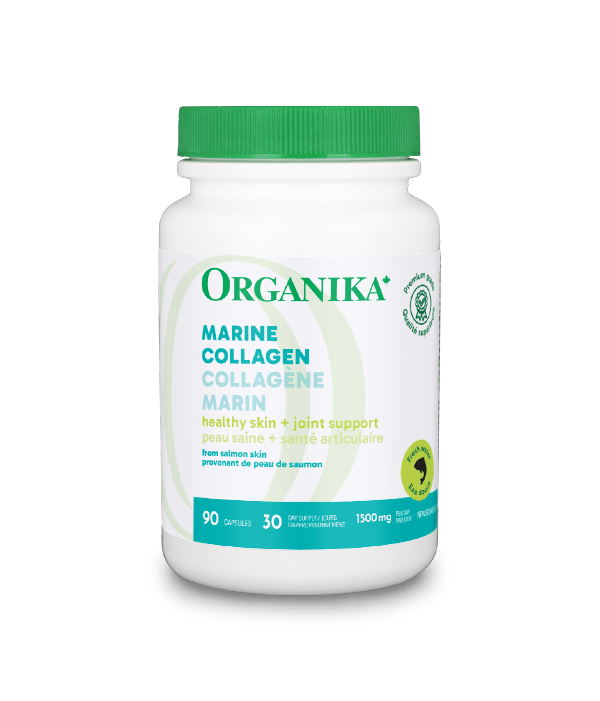 Marine Collagen Capsules - 90 caps - Organika Health Products