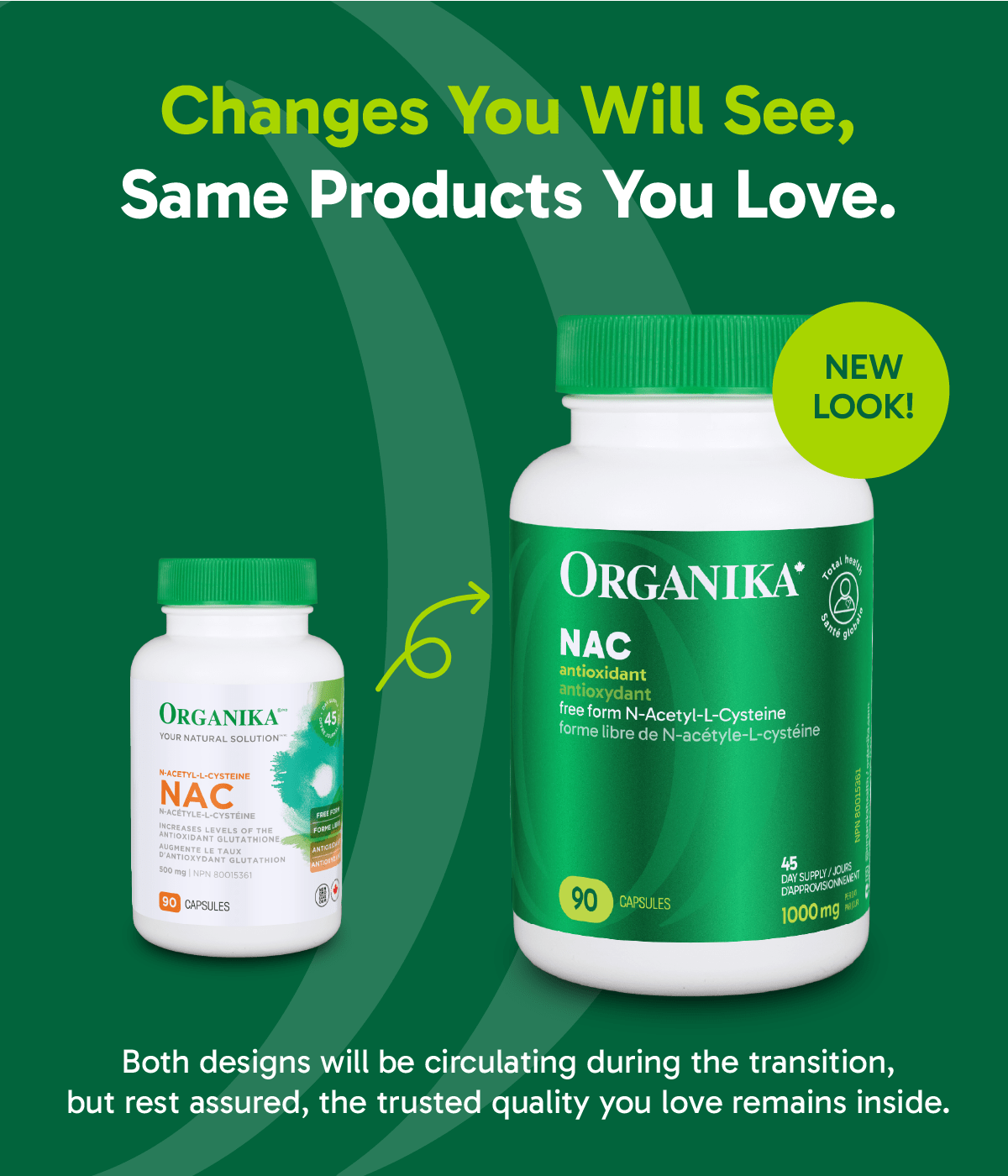 NAC (N - Acetyl - L - Cysteine) - 90 caps - Organika Health Products