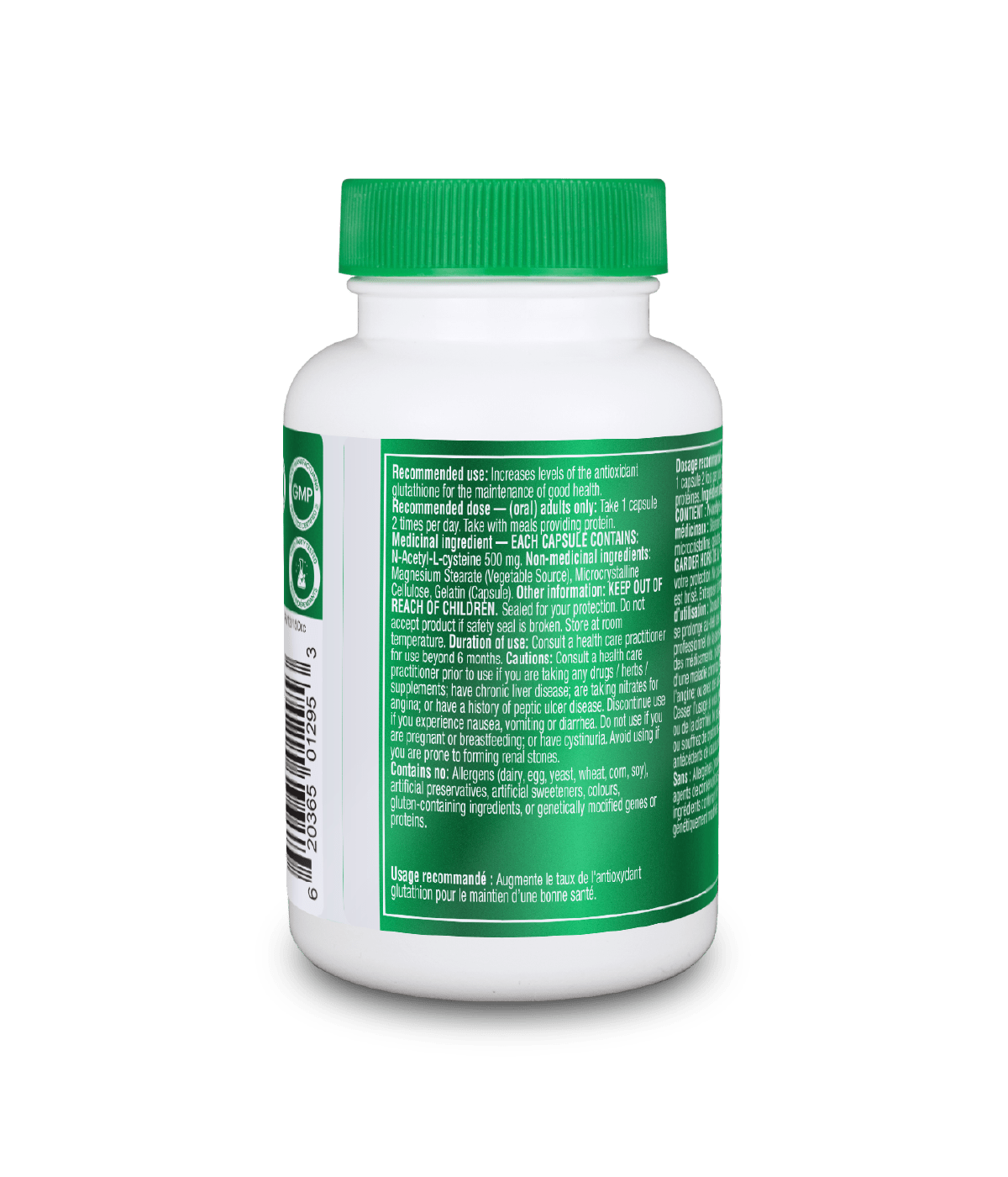 NAC (N - Acetyl - L - Cysteine) - 90 caps - Organika Health Products