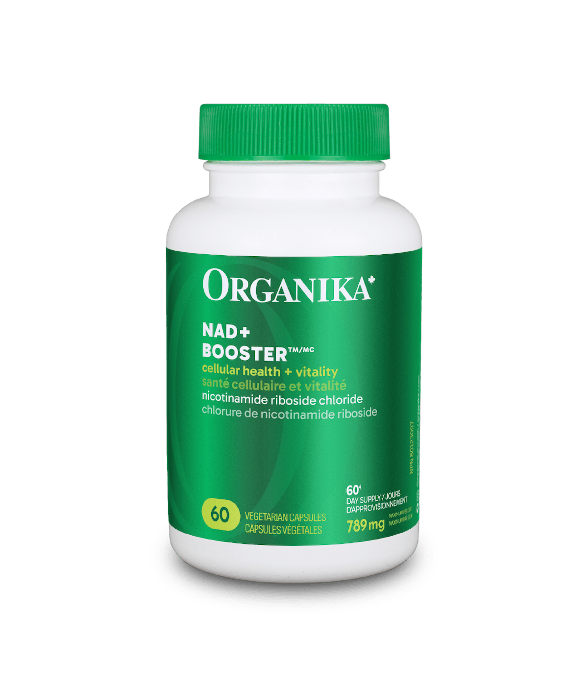 NAD+ Booster - 60 Vcaps - Organika Health Products