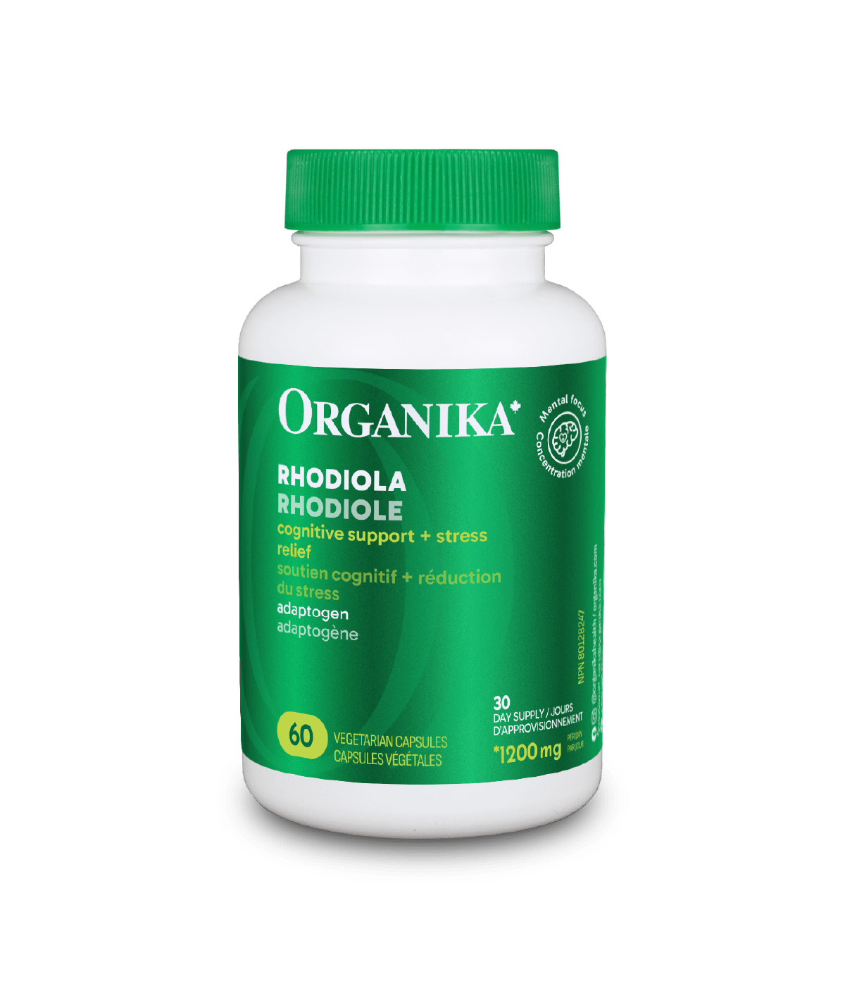Rhodiola - 60 vcaps - Organika Health Products