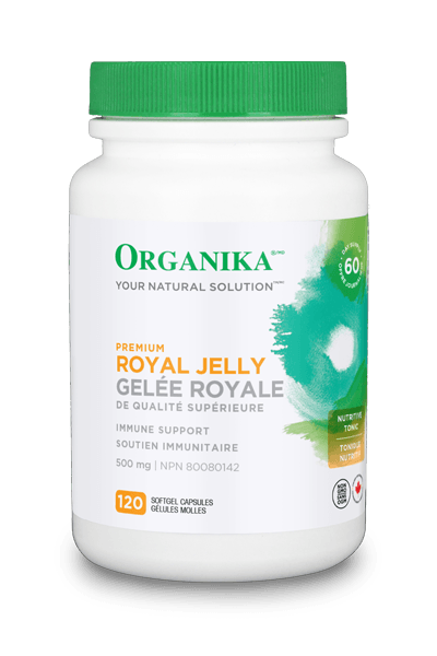 Royal Jelly - 120 Softgel Caps - Organika Health Products