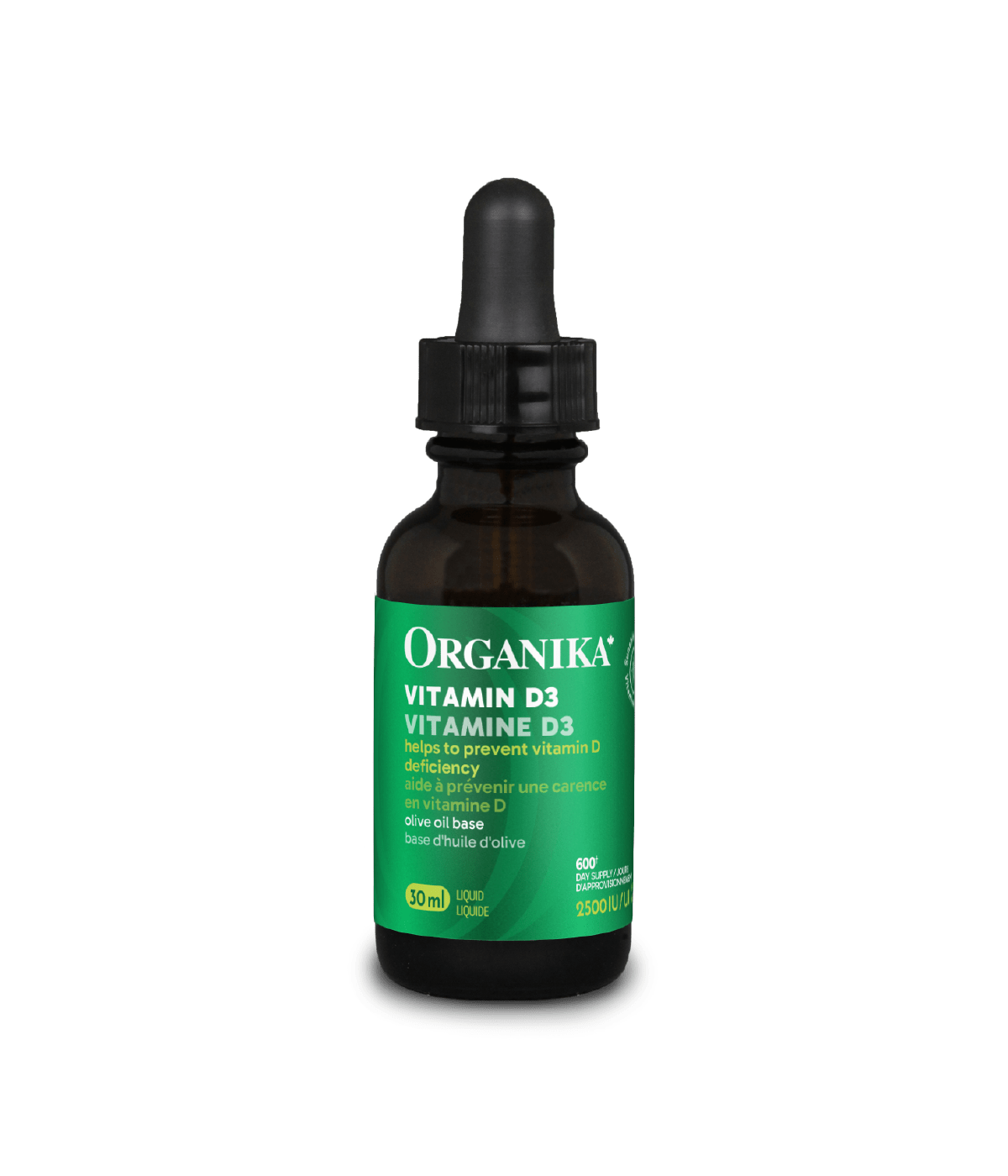 Vitamin D3 - 30 ml - Organika Health Products