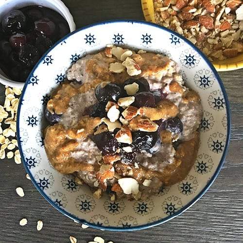Cherry Almond Overnight Proats - Organika Health Products