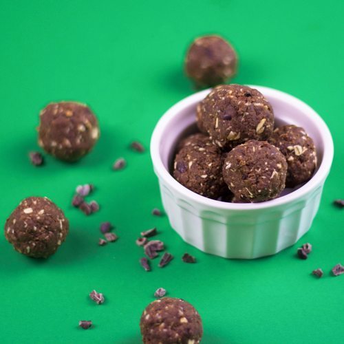 Gluten Free Chocolate Collagen Protein Balls - Organika Health Products