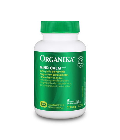 Mind Calm Capsules with Magnesium Bisglycinate & L-Theanine